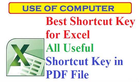 top excel shortcuts pdf