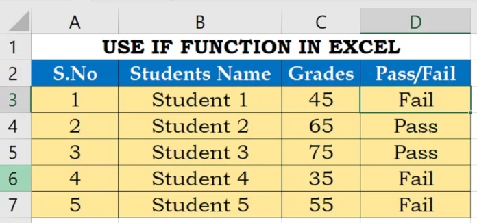 Use-if-function-in-excel
