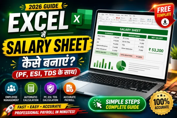 Salary sheet in excel